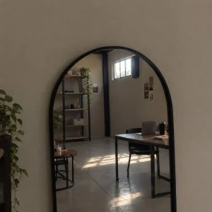 آینه دفرمه مشکی